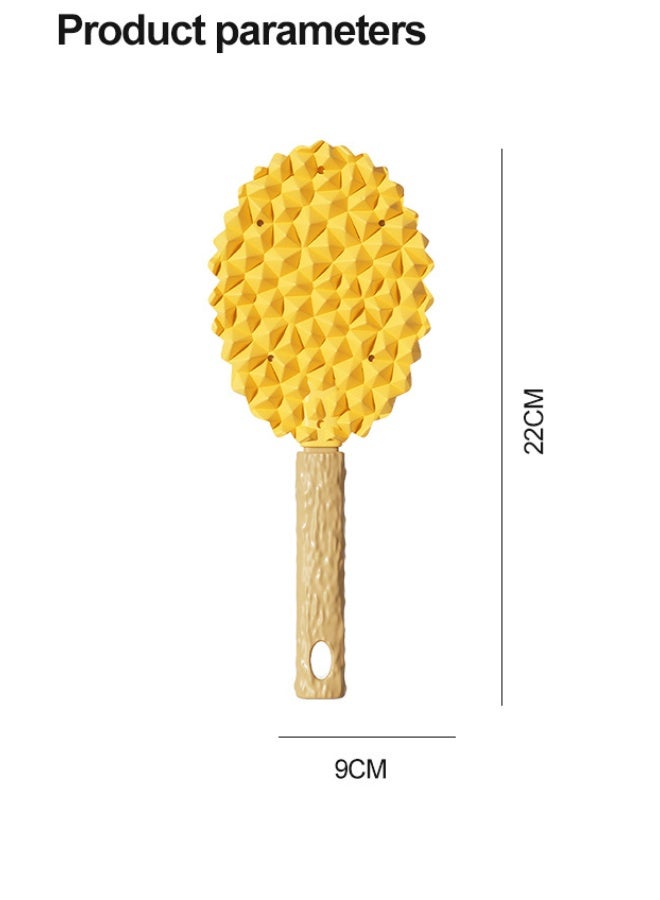 عام فرشاة قطط هدايا، إكسسوارات مستلزمات حيوانات أليفة ناعمة للجرو والحيوانات ذات الشعر الطويل، كلب أصفر | مستلزمات الحيوانات الأليفة | مستلزمات الكلاب | العناية | فرش، أمشاط ومكابس. - Image 2